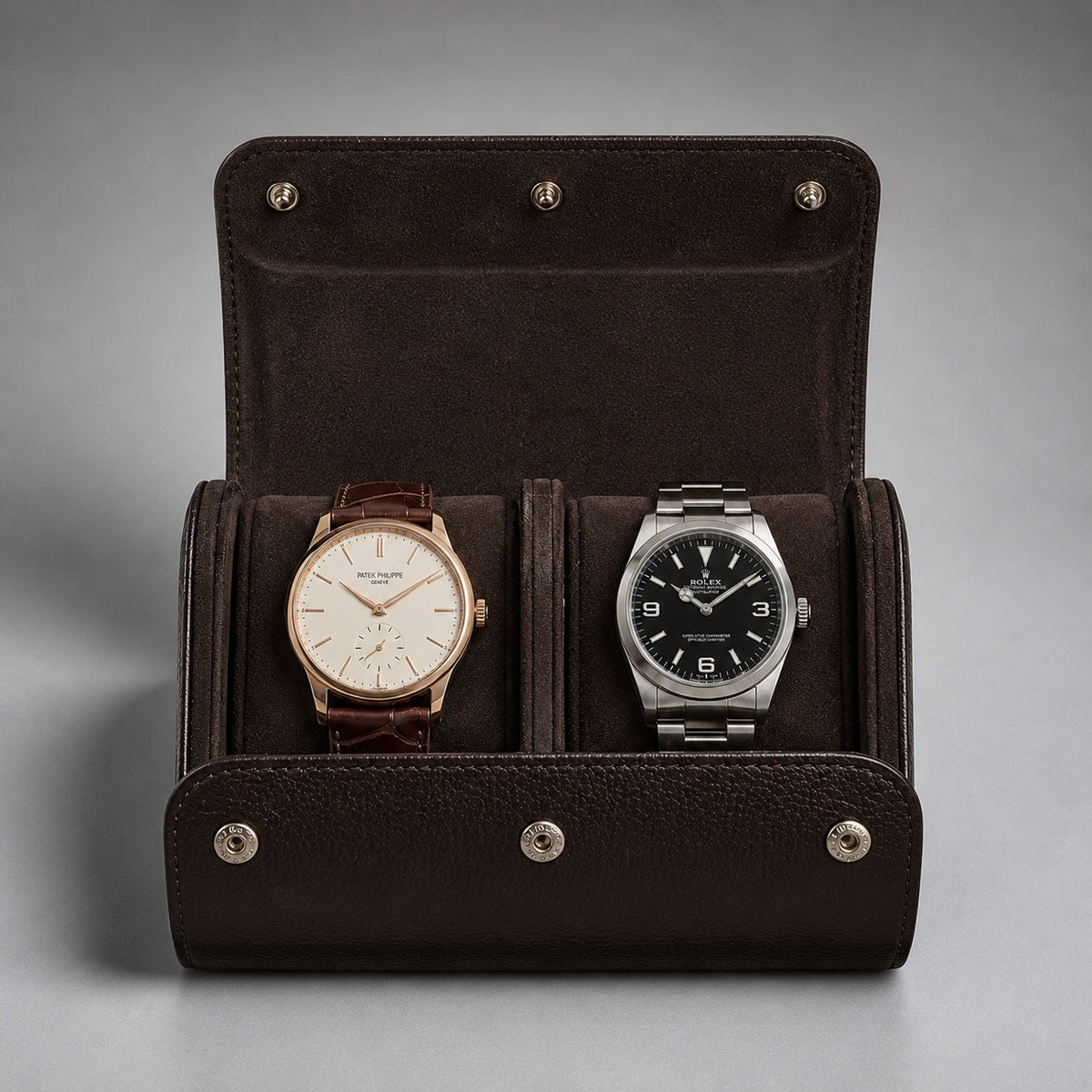 VELMONT WATCH ROLL - PREMIUM LEATHER